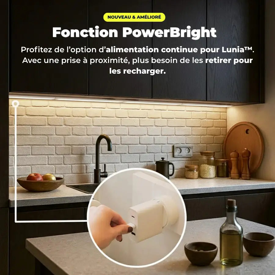 Lunia™ - Bande LED Rechargeable Sans Fil